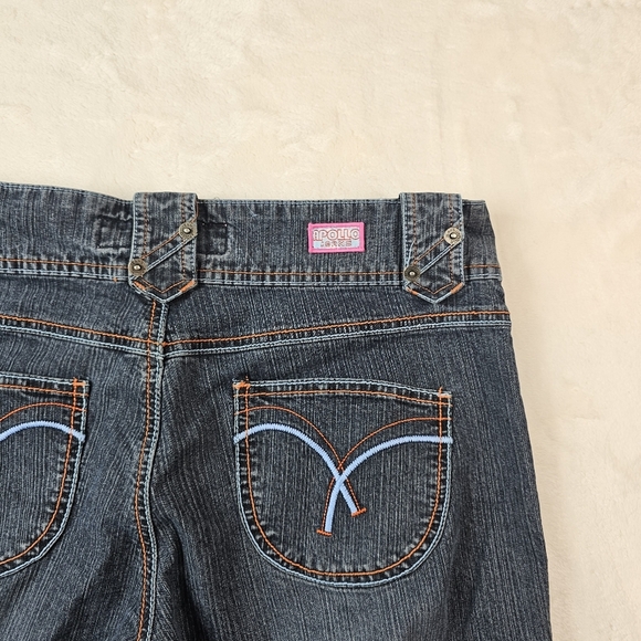 Apollo Jeans Denim Junior’s 13/14 Retro 70s Flare Color Stitch - Picture 11 of 15